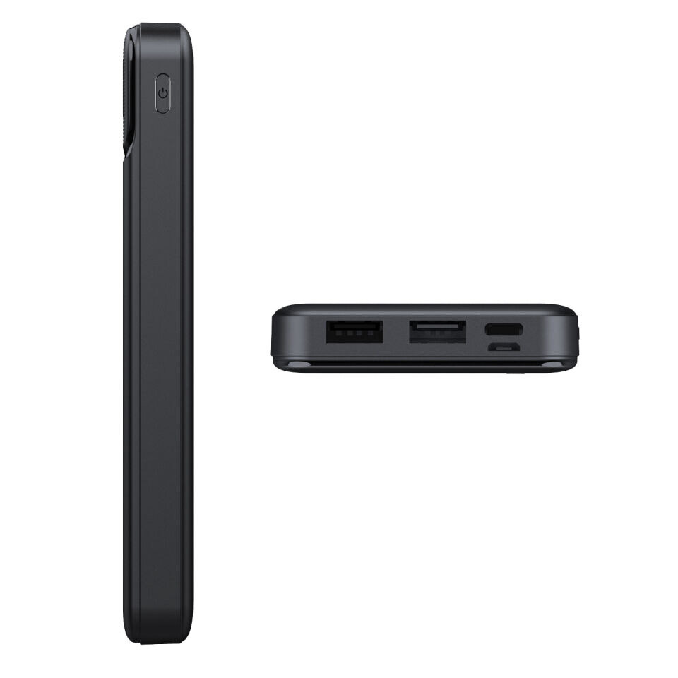 KAMAN 10.000 MAH SİYAH POWERBANK Siyah