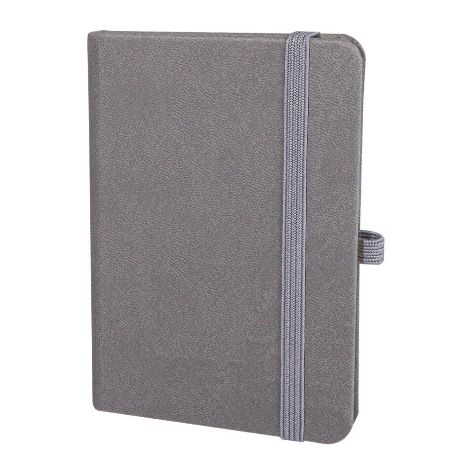 İNCEK SİYAH TARİHSİZ DEFTER Gri - 9x14 CM