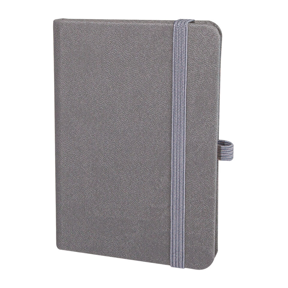 İNCEK SİYAH TARİHSİZ DEFTER Gri - 9x14 CM
