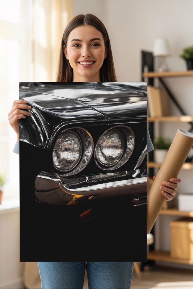 Nostaljik Klasik Otomobil Poster Modelleri - Klasik Seri 5 70x100 cm - Model 3 - 200 gr