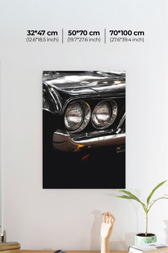 Nostaljik Klasik Otomobil Poster Modelleri - Klasik Seri 5 70x100 cm - Model 3 - 200 gr