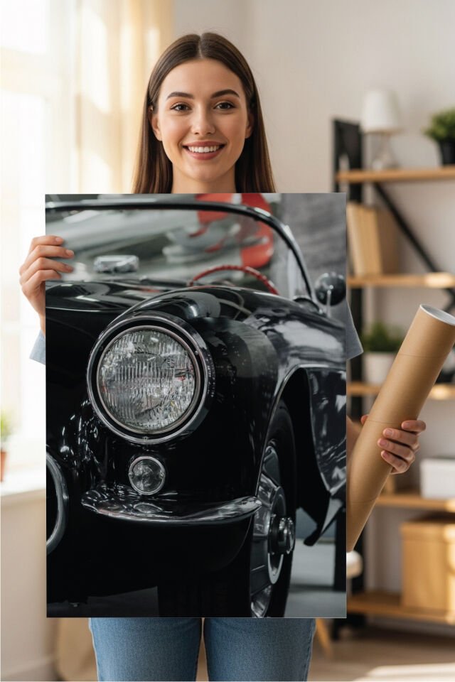 Nostaljik Klasik Otomobil Poster Modelleri - Klasik Seri 5 70x100 cm - Model 2 - 250 gr