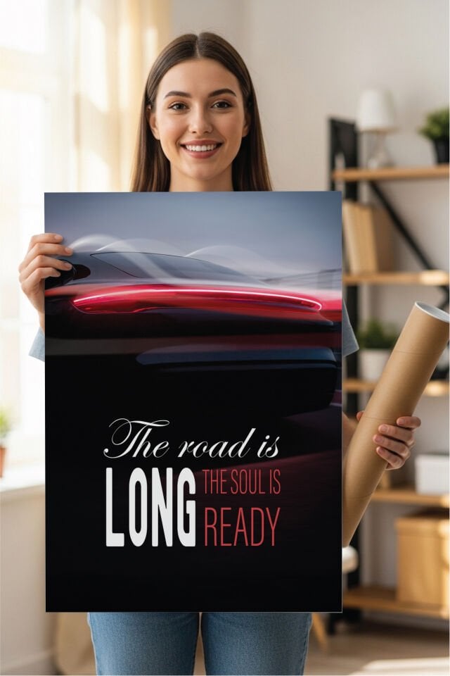 Spor Otomobil Poster Modelleri - Performans Seri 1 70x100 cm - Model 4 - 250 gr