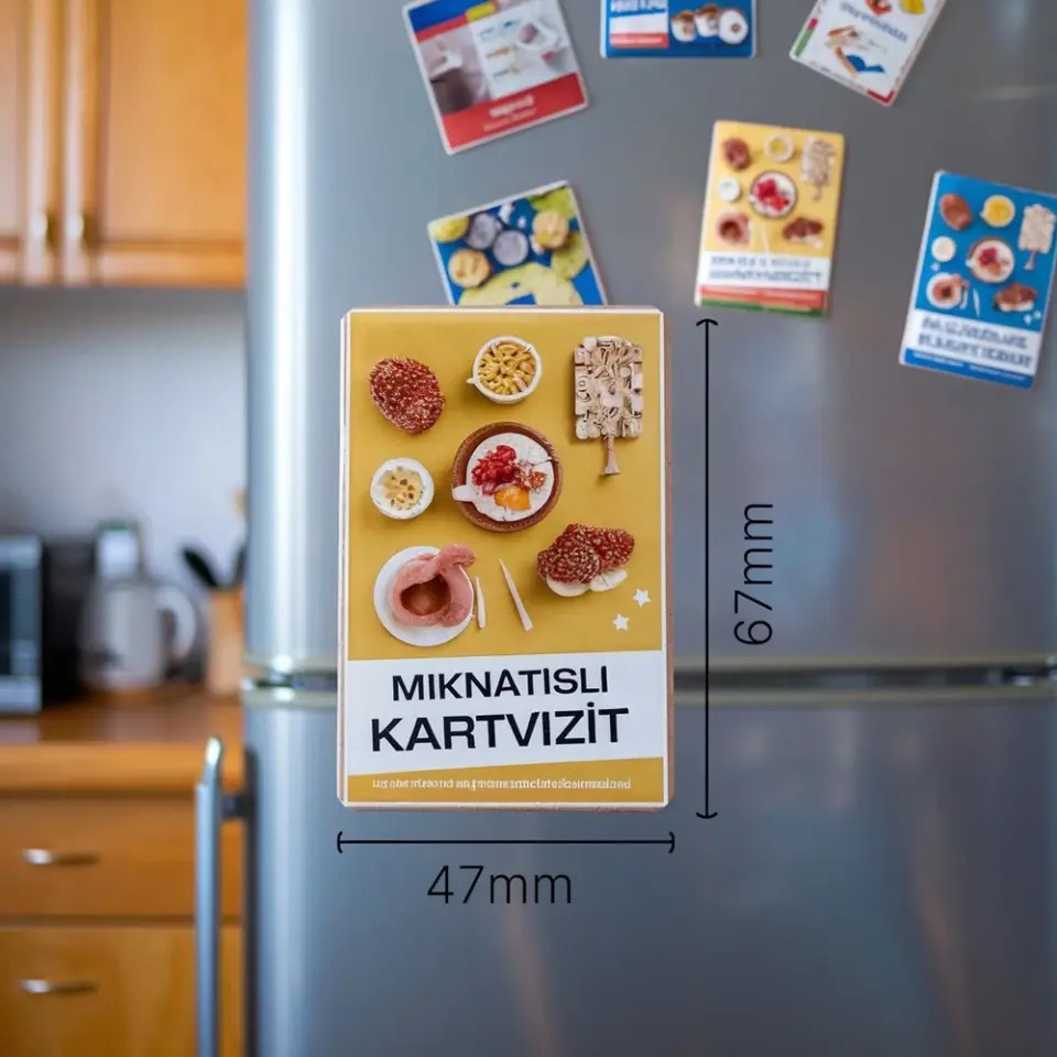 Mıknatıslı Kartvizit & Reklam Magneti Baskı | Ofset Kalitesi - Giftcrea