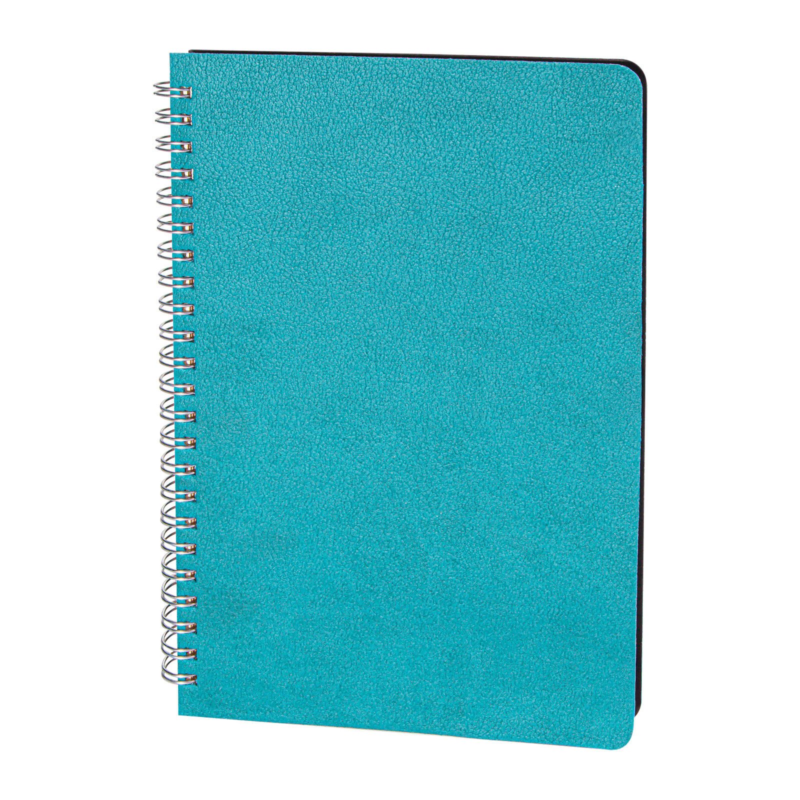 AKYURT SİYAH SPİRALLİ TARİHSİZ DEFTER Turkuaz - 13x21 CM