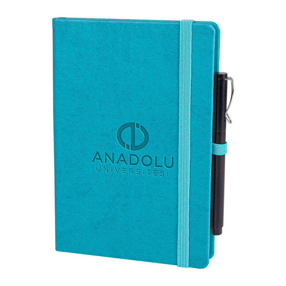KALECİK SİYAH TARİHSİZ DEFTER Turkuaz - 13x21 CM
