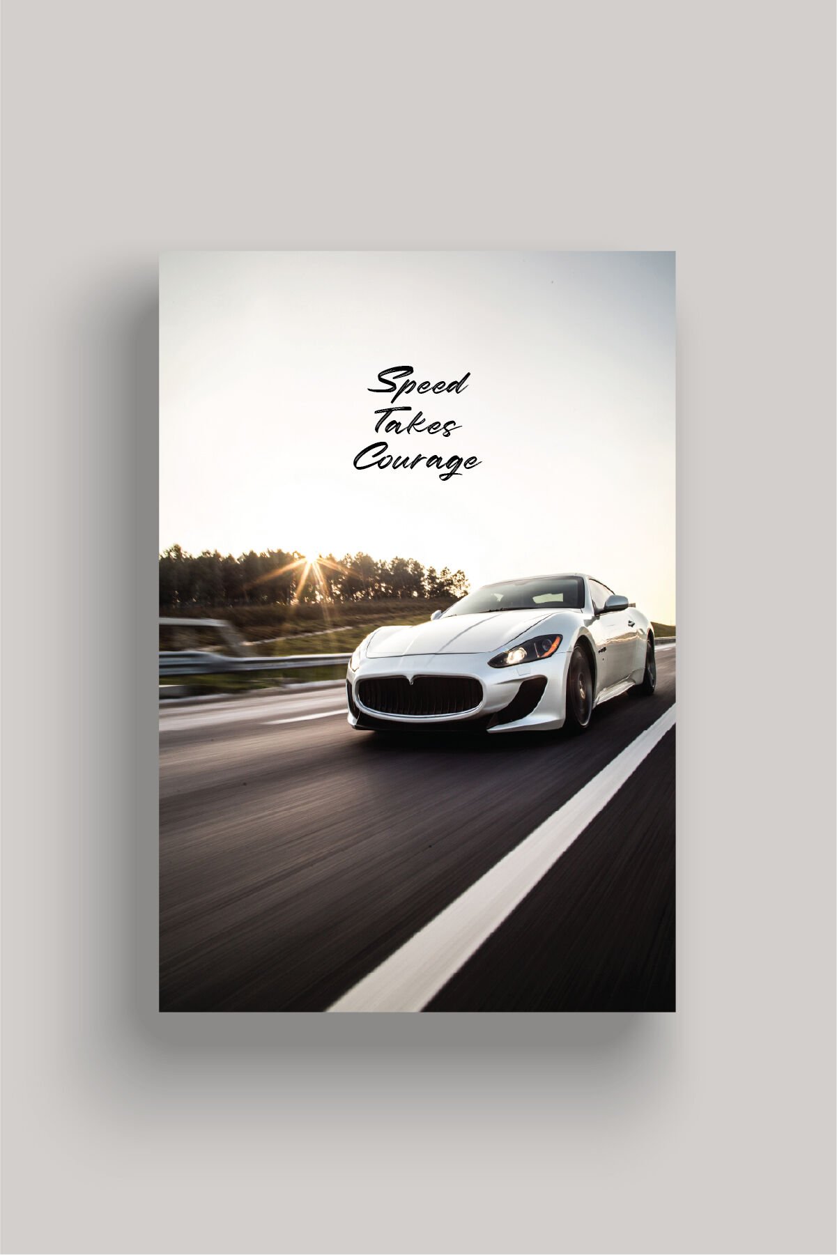 Spor Otomobil Poster Modelleri - Performans Seri 1 50x70 cm - Model 3 - 150 gr