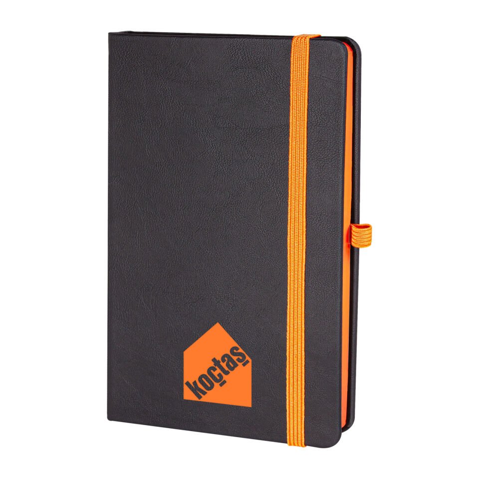 TUNALI TARİHSİZ DEFTER Turuncu - 13x21 CM