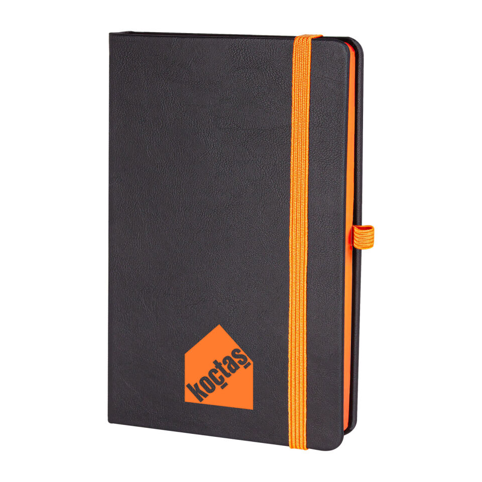 TUNALI TARİHSİZ DEFTER Turuncu - 13x21 CM