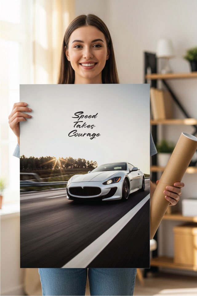 Spor Otomobil Poster Modelleri - Performans Seri 1 70x100 cm - Model 3 - 150 gr