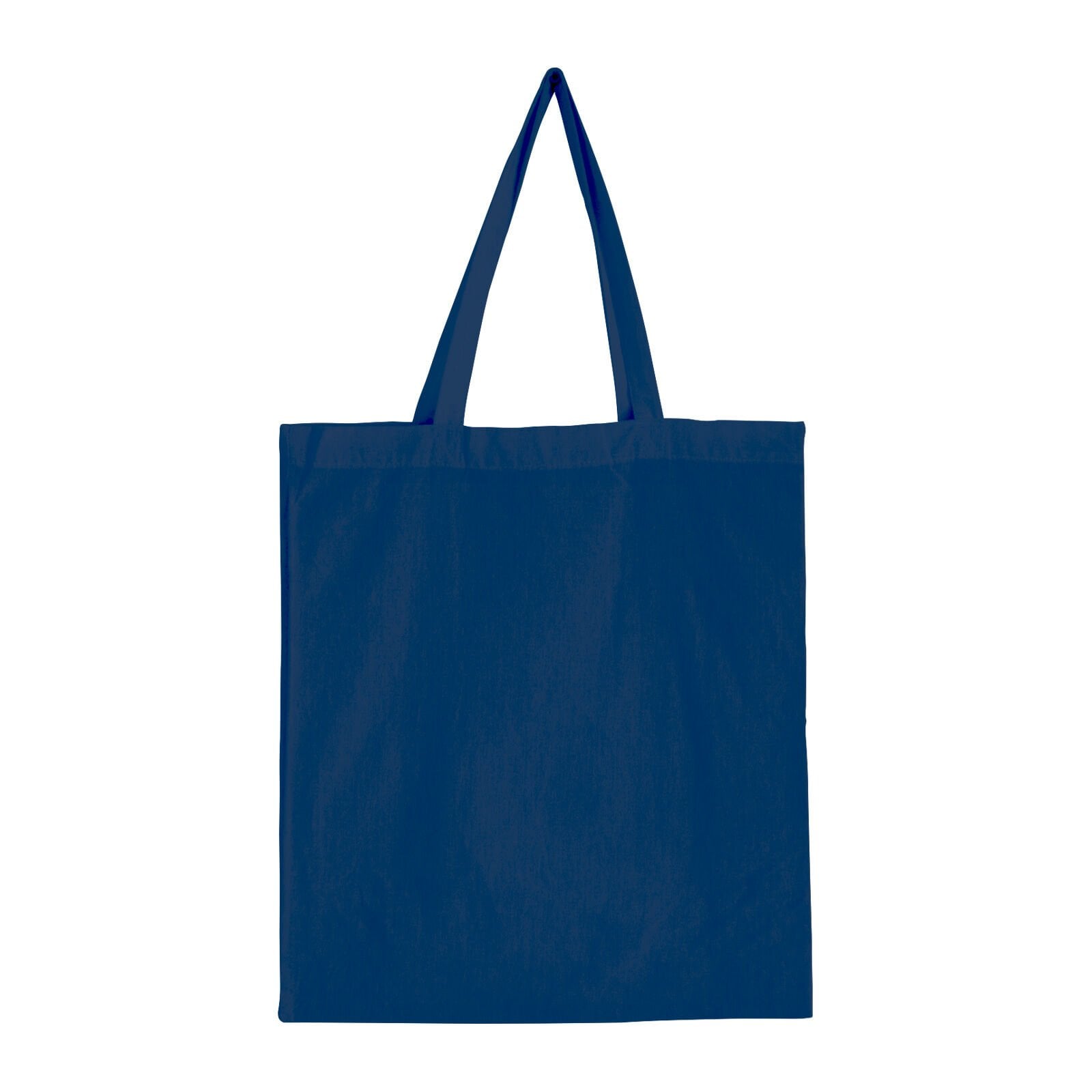 GEMLİK SİYAH HAM BEZ ÇANTA Lacivert - 35X40 CM