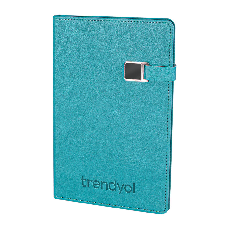 ESENBOĞA SİYAH TARİHSİZ DEFTER Turkuaz - 13x21 CM