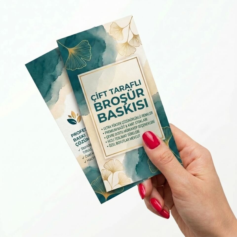 EKO Çift Taraflı Broşür Baskı | Ekonomik Broşür Baskı - GiftCrea