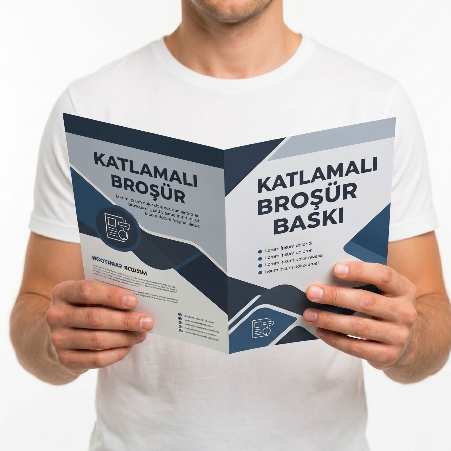 EKO Katlamalı Broşür Baskı | Ekonomik Katlamalı Broşür - GiftCrea