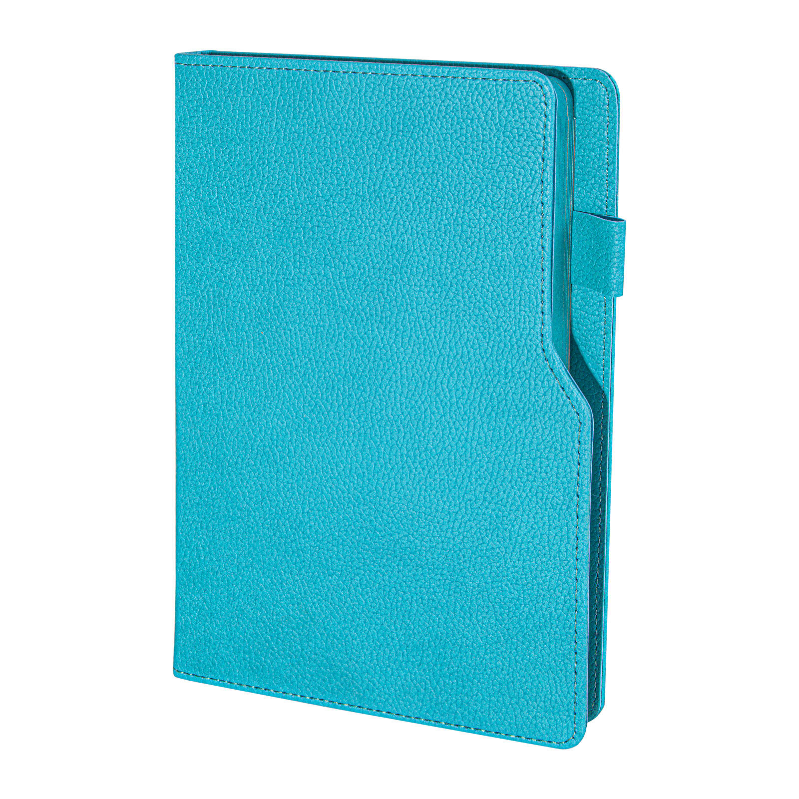 BAHÇELİEVLER SİYAH TARİHSİZ DEFTER Turkuaz - 14,5x21 CM