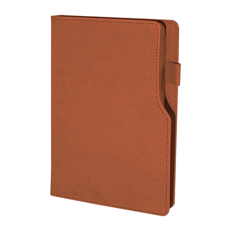 BAHÇELİEVLER SİYAH TARİHSİZ DEFTER Taba - 14,5x21 CM