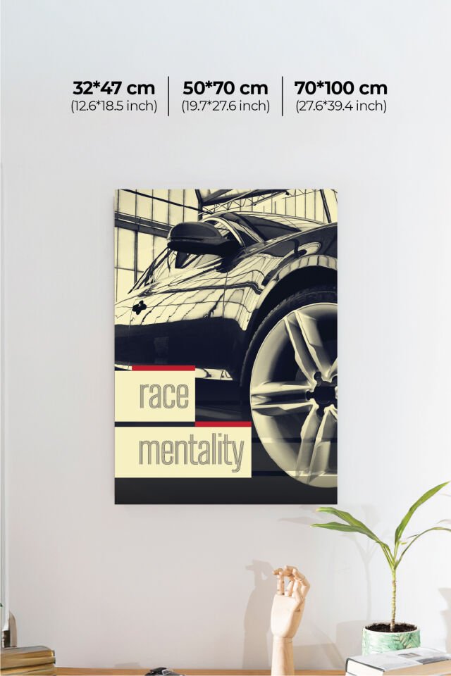 Spor Otomobil Poster Modelleri - Performans Seri 1 70x100 cm - Model 4 - 250 gr