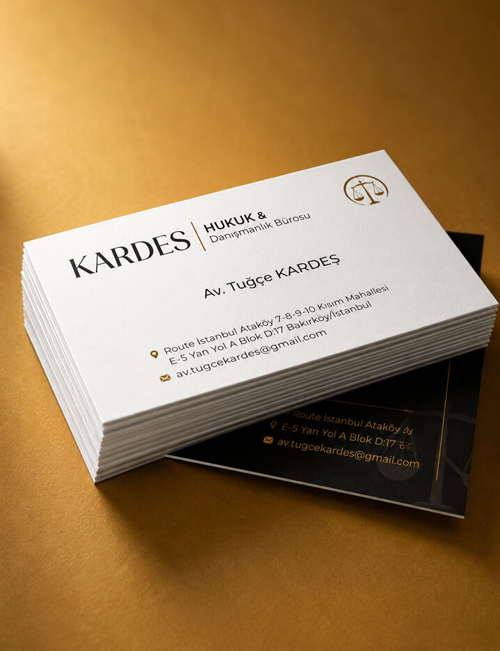 Sıvama Kartvizit 700 gr | Kalın Kartvizit Baskı - GiftCrea