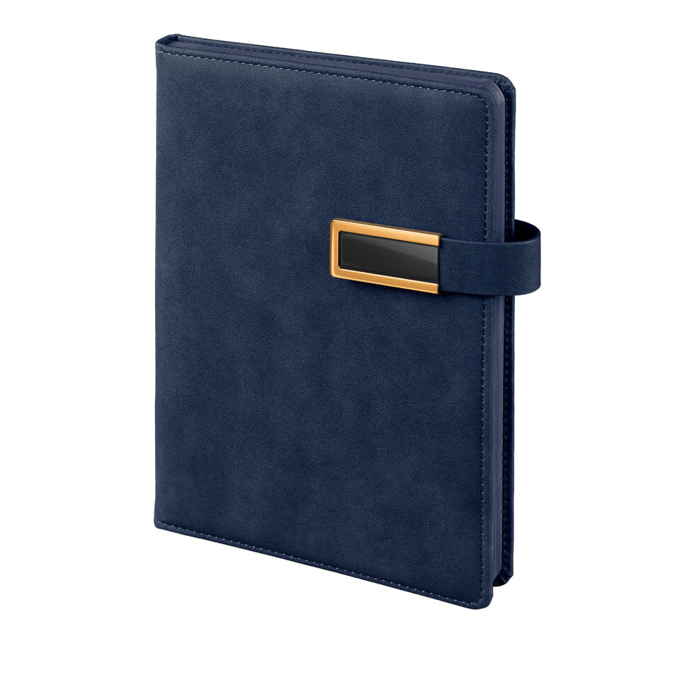 ANAFARTALAR SİYAH TARİHSİZ DEFTER Lacivert - 15x21 CM