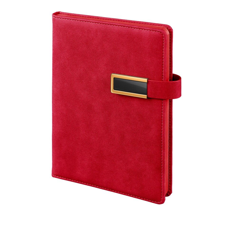 ANAFARTALAR SİYAH TARİHSİZ DEFTER Kırmızı - 15x21 CM