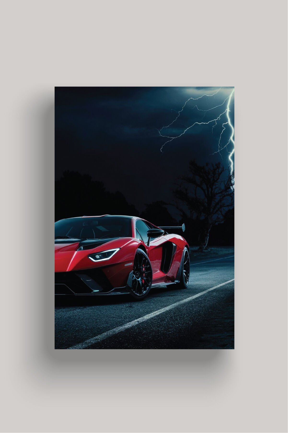 Spor Otomobil Poster Modelleri - Performans Seri 2 32x47 cm - Model 2 - 200 gr
