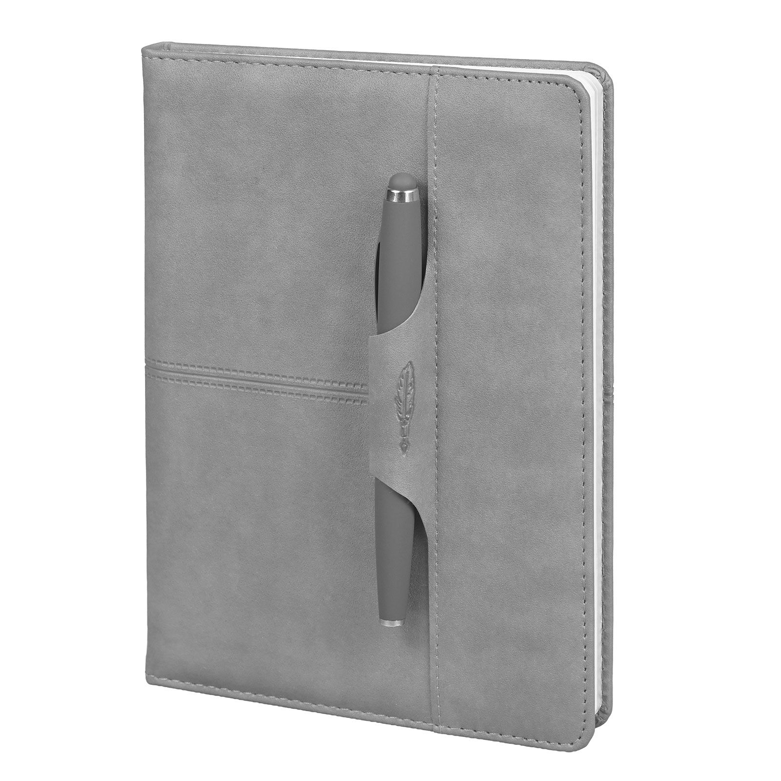 ATAKULE SİYAH TARİHSİZ DEFTER Gri - 15x21 CM