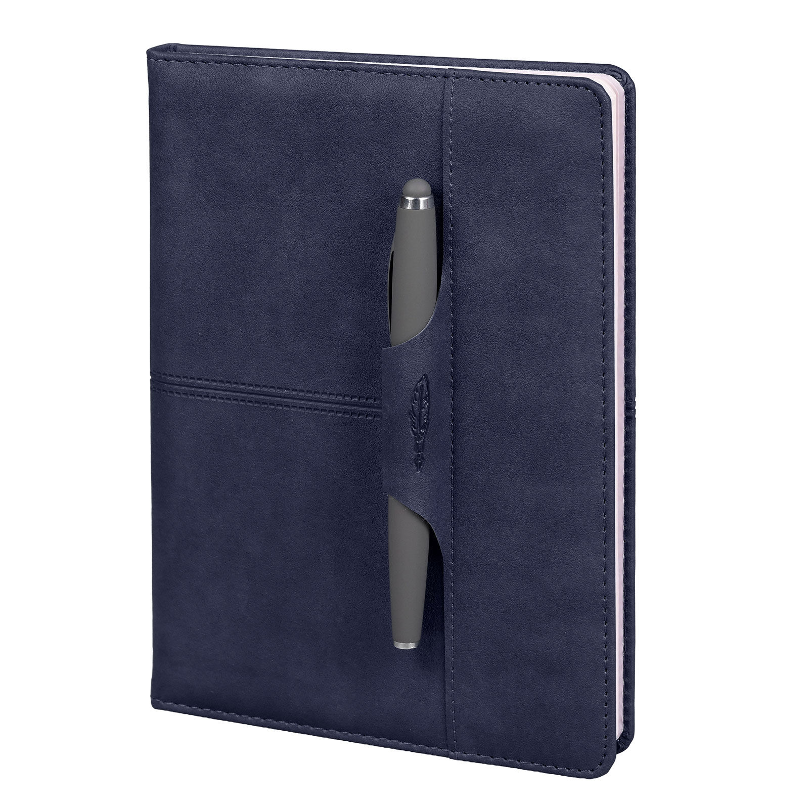 ATAKULE SİYAH TARİHSİZ DEFTER Lacivert - 15x21 CM