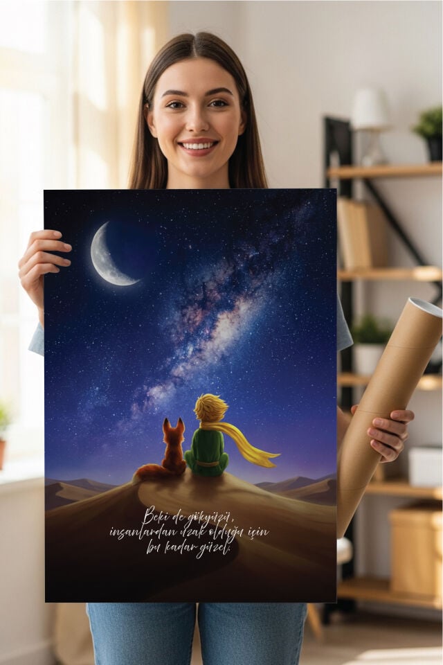 Küçük Prens Poster – Dekoratif Duvar Posteri Model1