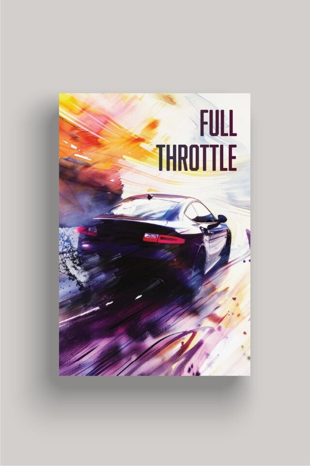 Spor Otomobil Poster Modelleri - Performans Seri 3 70x100 cm - Model 3 - 250 gr
