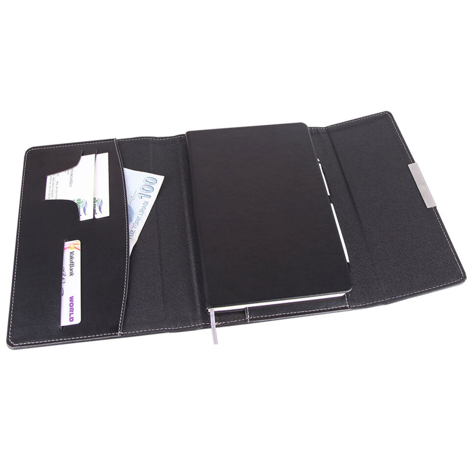 ÜRGÜP SİYAH ÇANTALI DEFTER (16X23 CM) Siyah