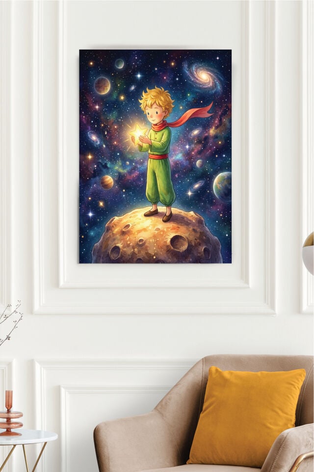 Küçük Prens Poster – Dekoratif Duvar Posteri Model3 50x70cm - 250 gr