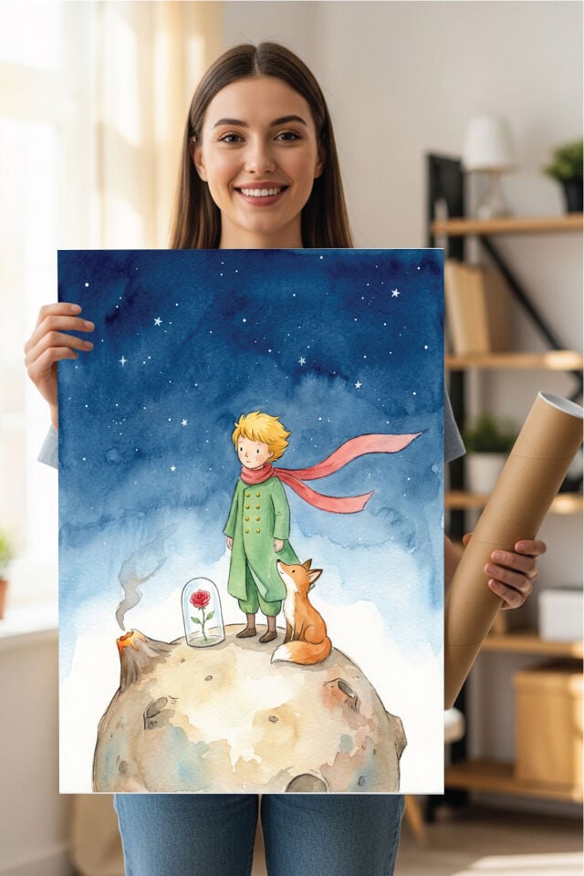 Küçük Prens Poster – Dekoratif Duvar Posteri Model5