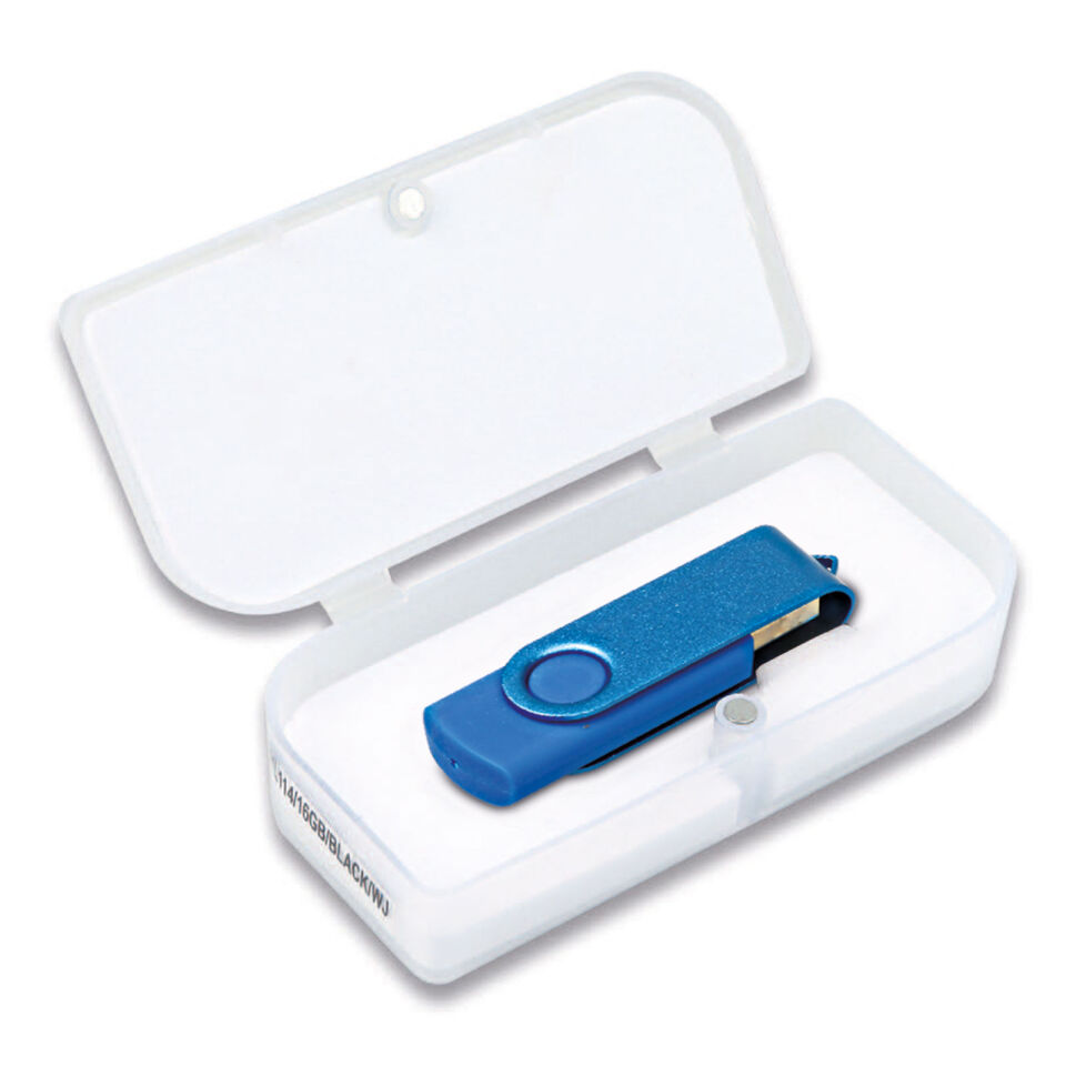EŞREFOĞULLARI SİYAH DÖNER KAPAKLI USB BELLEK Lacivert - 32 GB