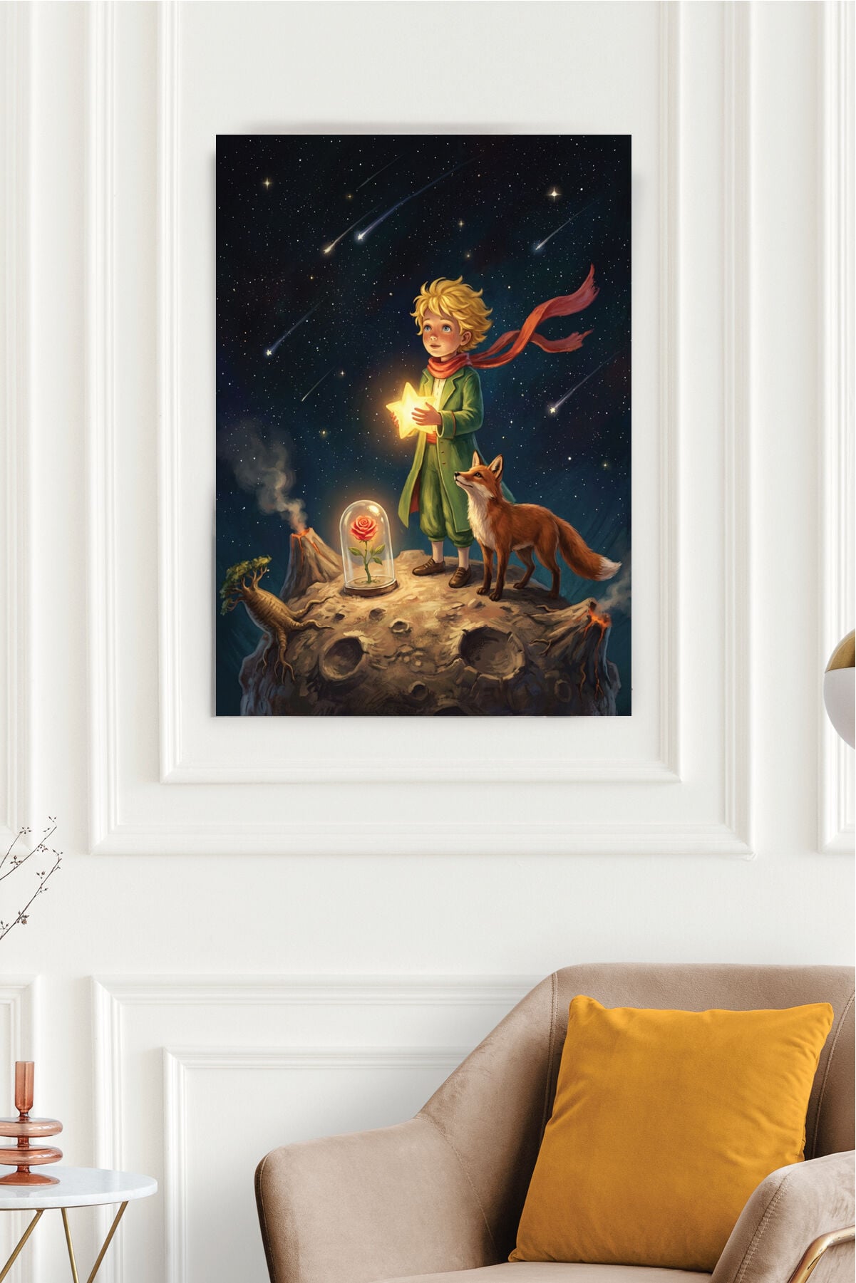 Küçük Prens Poster – Dekoratif Duvar Posteri Model6 32x47cm - 150 gr