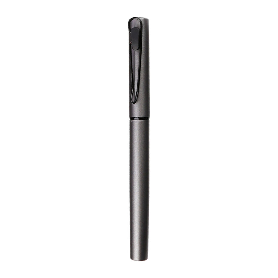 ERDEMLİ SİYAH METAL ROLLER KALEM Füme