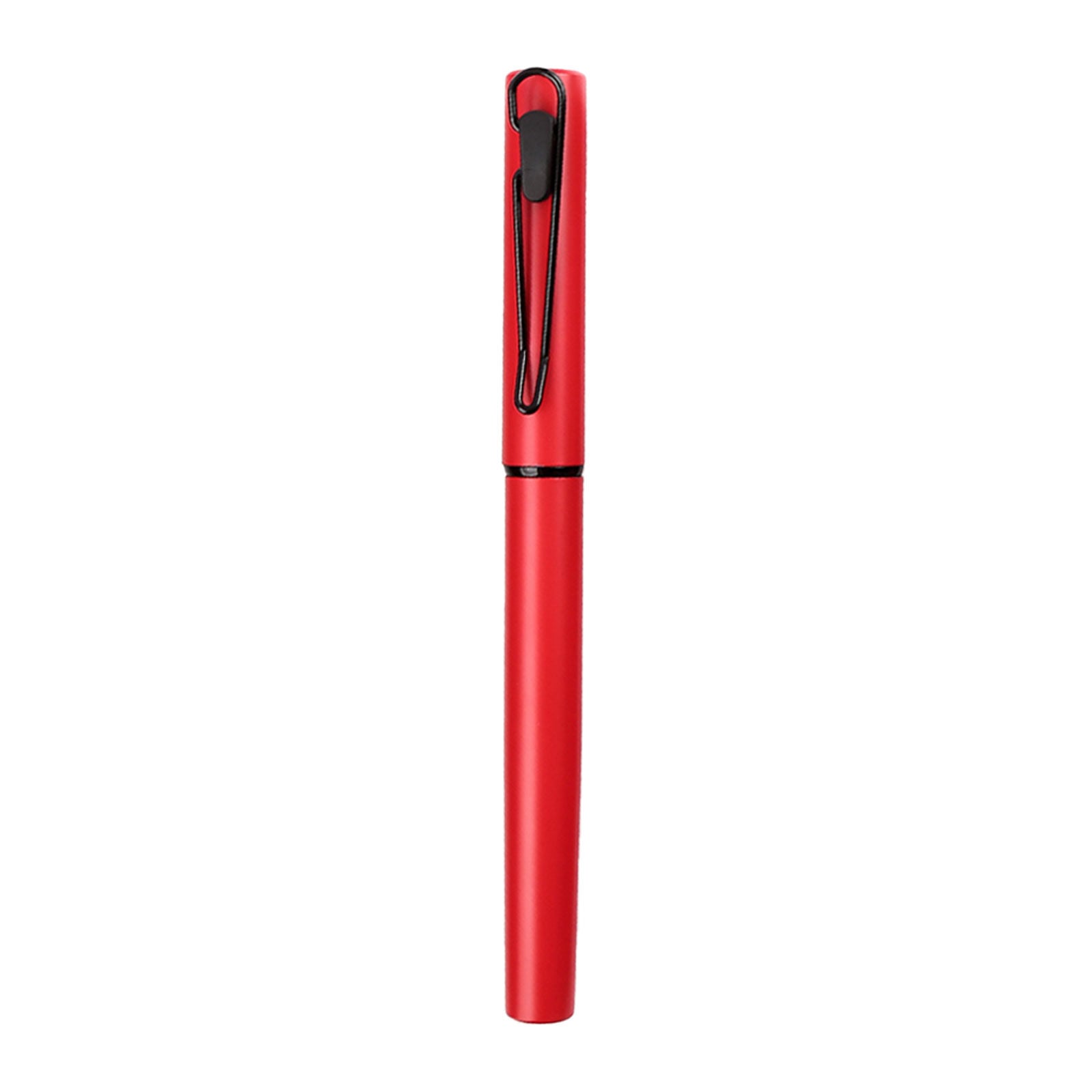 ERDEMLİ SİYAH METAL ROLLER KALEM Kırmızı