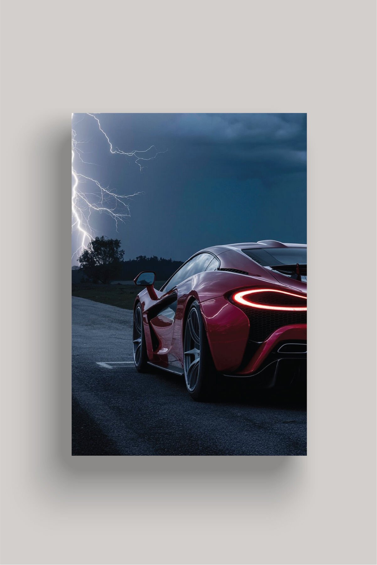 Spor Otomobil Poster Modelleri - Performans Seri 4 32x47 cm - Model 3 - 200 gr