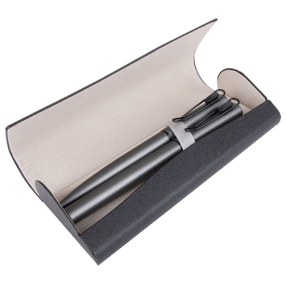 EMİRGAZİ SİYAH İKİLİ KALEM SETİ Kırmızı