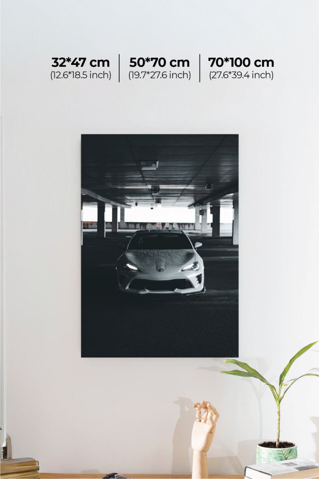 Spor Otomobil Poster Modelleri - Performans Seri 4 50x70 cm - Model 1 - 250 gr