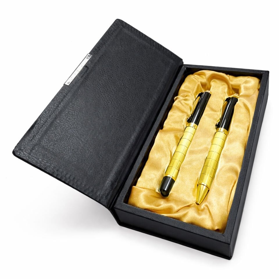 ÇAYGÖREN SİYAH İKİLİ KALEM SETİ Siyah