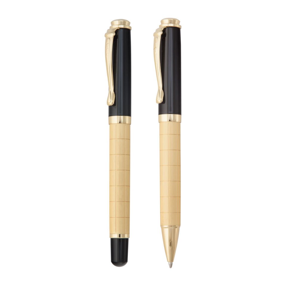 ÇAYGÖREN SİYAH İKİLİ KALEM SETİ Siyah