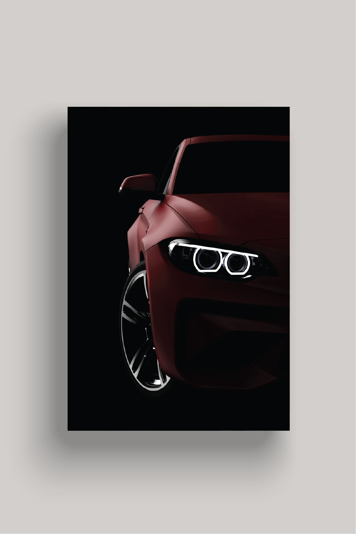 Spor Otomobil Poster Modelleri - Performans Seri 5 32x47 cm - Model 1 - 150 gr