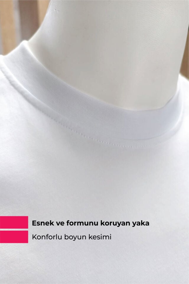 Frida Kahlo Baskılı Beyaz Tişört - %100 Pamuk Bisiklet Yaka Unisex Sanat Temalı T-Shirt L - Beyaz
