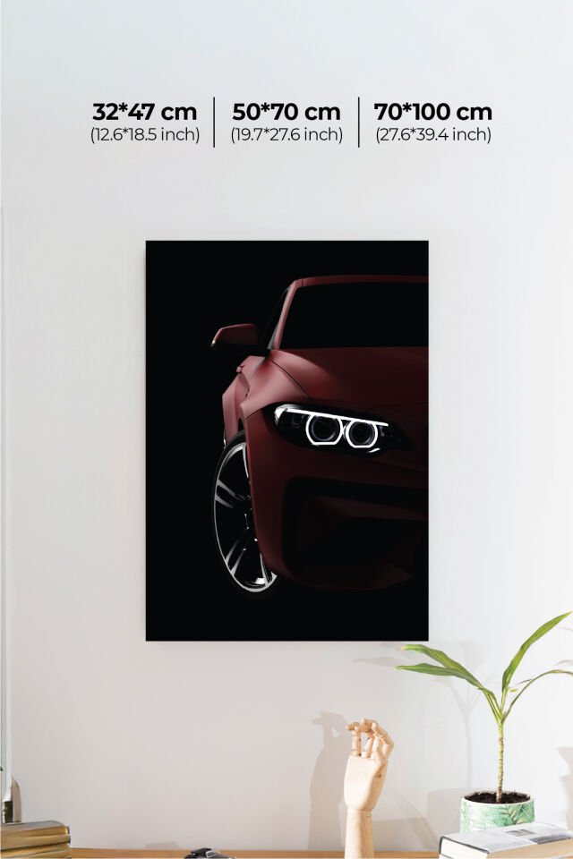 Spor Otomobil Poster Modelleri - Performans Seri 5 50x70 cm - Model 1 - 150 gr