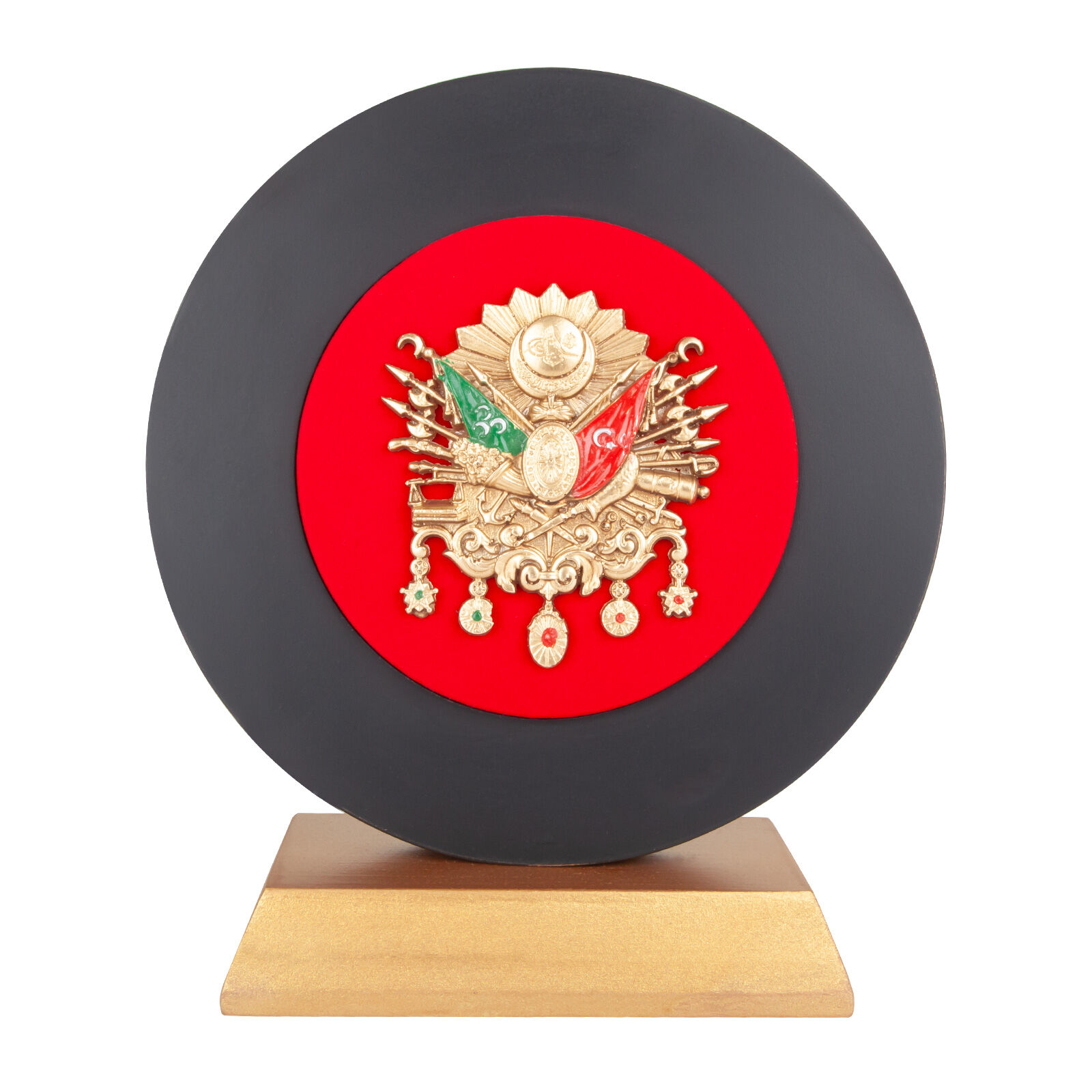 İHTİŞAM OSMANLI ARMASI KABARTMALI PLAKET