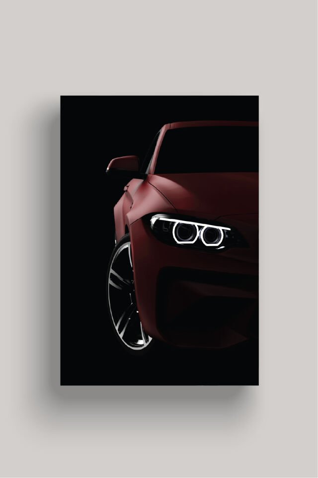 Spor Otomobil Poster Modelleri - Performans Seri 5 50x70 cm - Model 1 - 200 gr