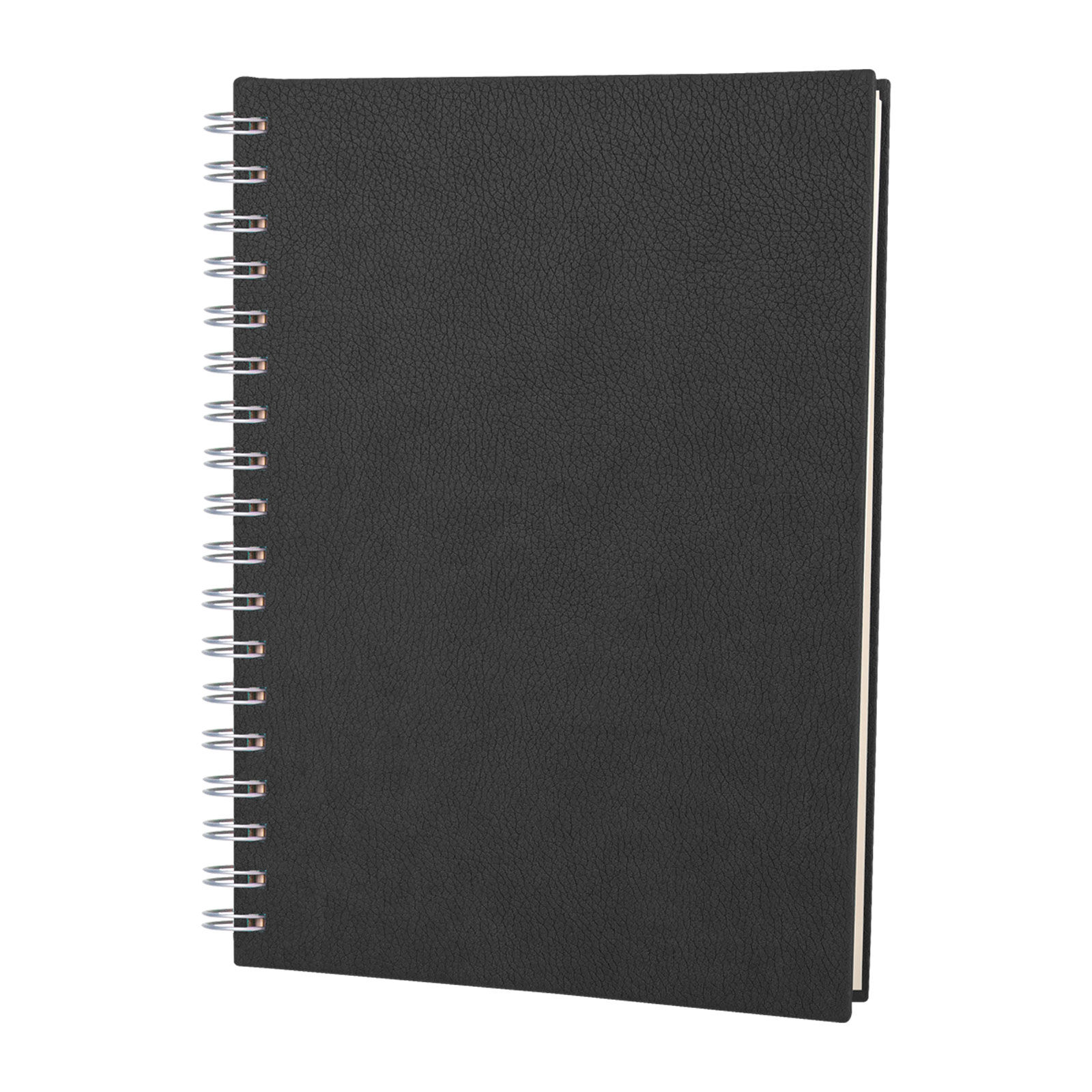 ALTINDAĞ SİYAH KARELİ SPİRALLİ TARİHSİZ DEFTER (17X24 CM) Siyah