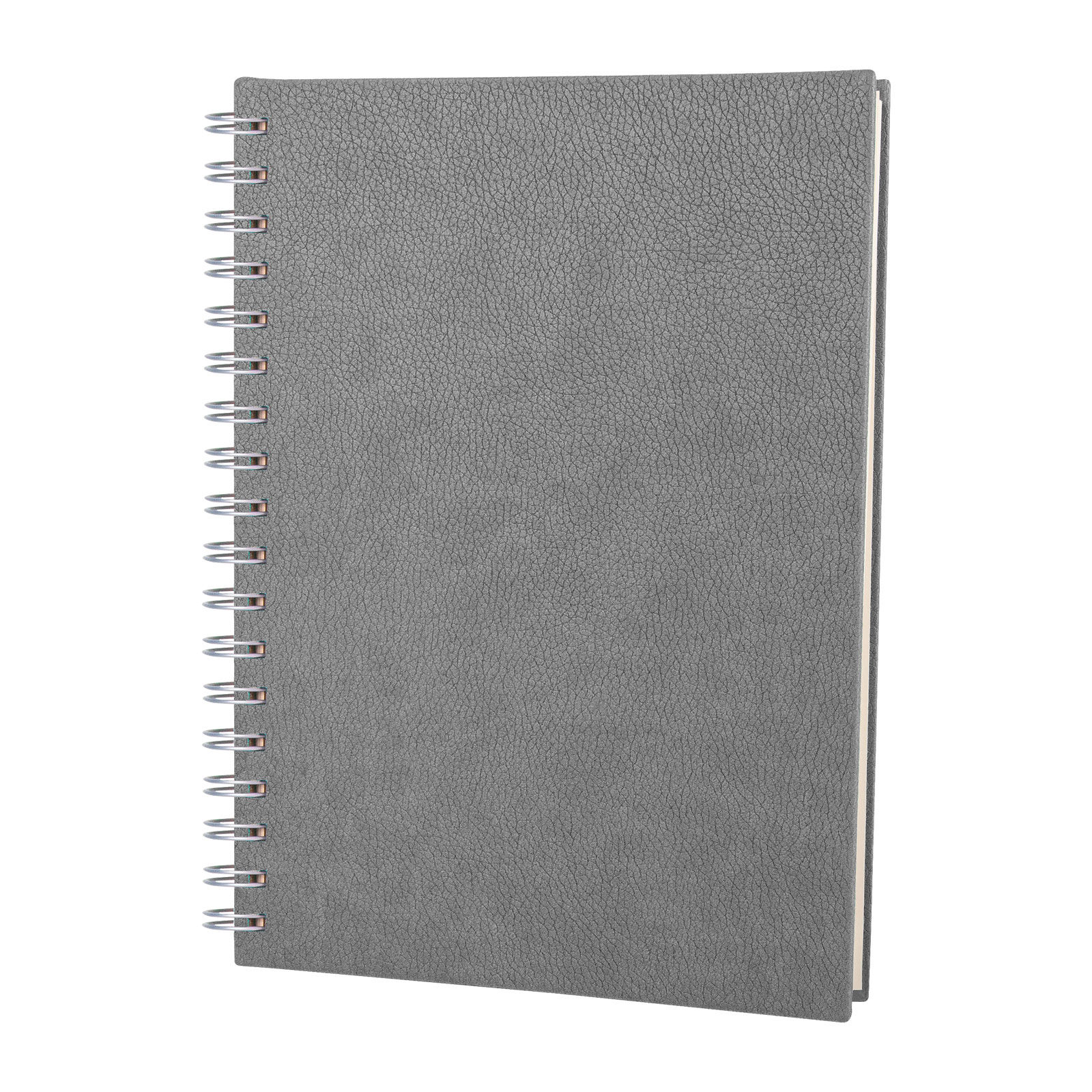 ALTINDAĞ SİYAH KARELİ SPİRALLİ TARİHSİZ DEFTER (17X24 CM) Gri