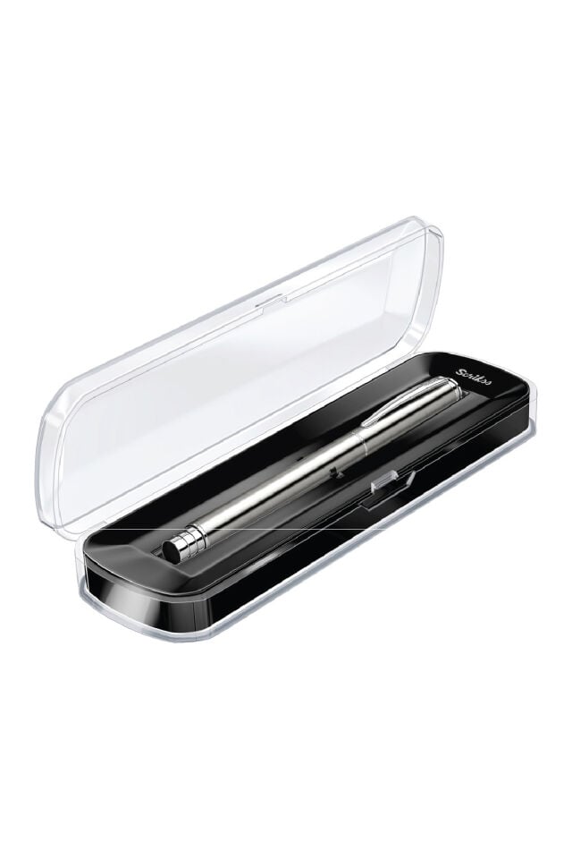 Kişiye Özel Scrikss 64 Roller Kalem 0.7mm - UV Baskılı İsim, Logo ve Kurumsal Metal Kalem Krom