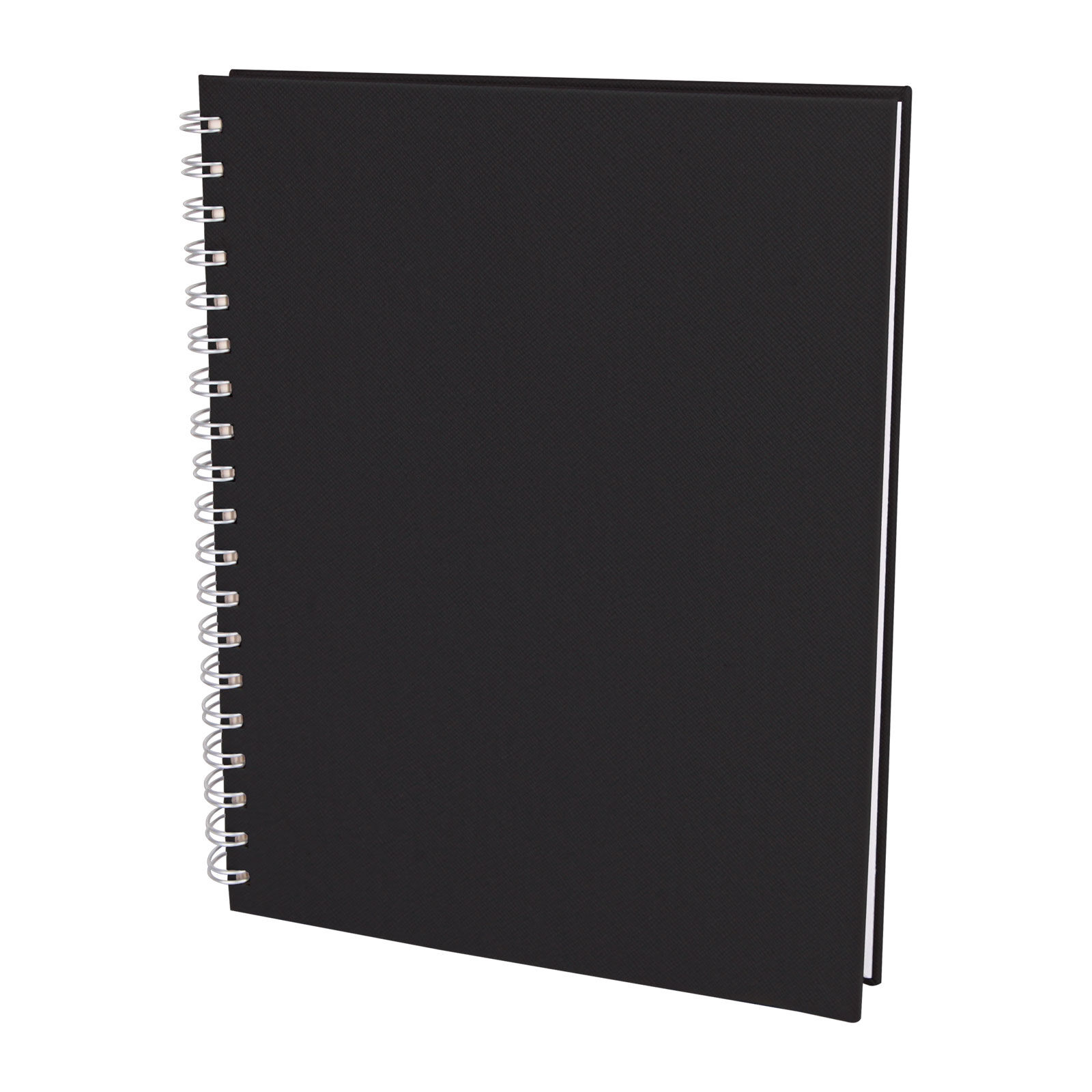 SEĞMENLER SİYAH KARELİ SPİRALLİ TARİHSİZ DEFTER (19X25 CM) Siyah